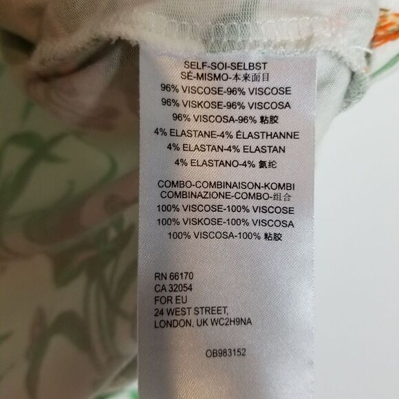 Anthropologie Women Cascais Tropical Floral Off The Shoulder Top Size XS Blouse - Picture 6 of 6